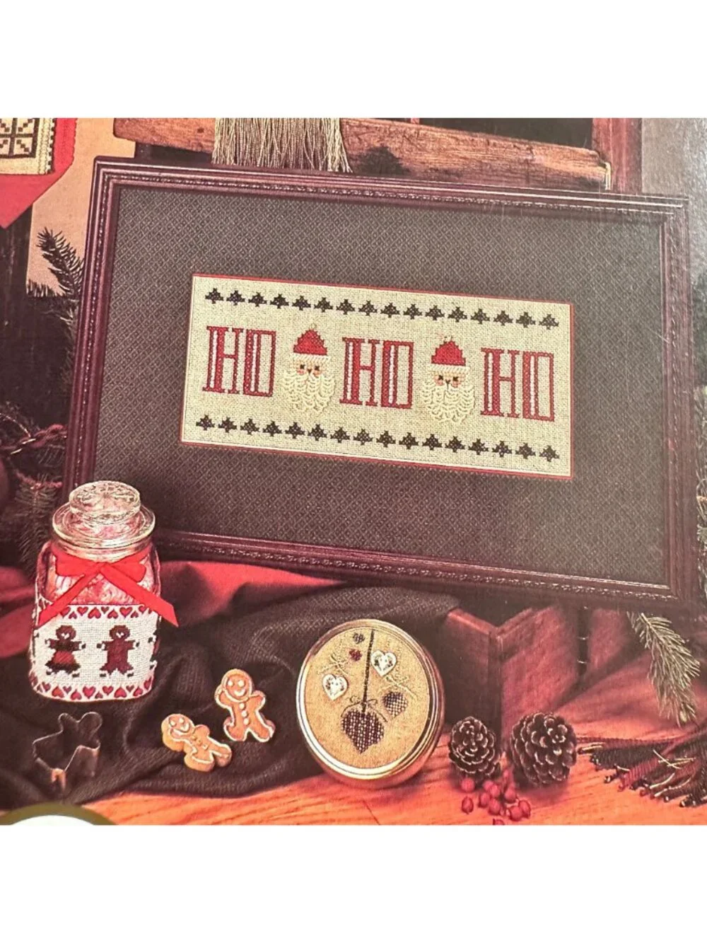 Country Christmas Cross-Stitch Pattern Book By Mill Hill